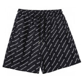 Balenciaga Logo Printed Knit Shorts